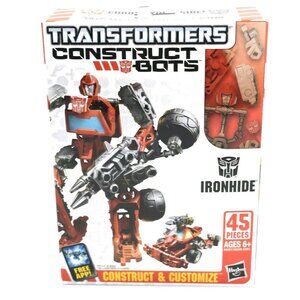 Hasbro Transformers Construct-Bots Ironhide Scout Class 45-Pc Set 6+ Customize